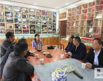 陕西省安康市宁陕县作协组团到柞水徐祯霞文学馆参观