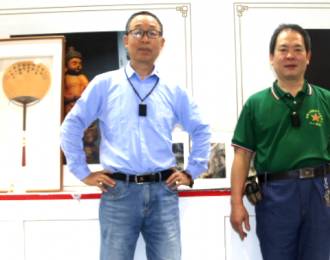 广西八一退役军人文工团副团长唐国宣采访蒋昌松