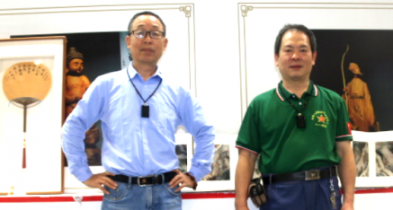 广西八一退役军人文工团副团长唐国宣采访蒋昌松