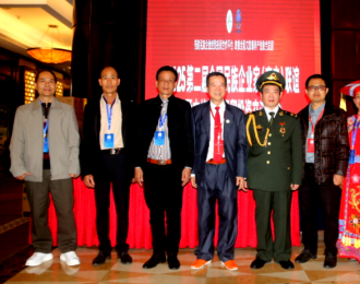 广西八一退役军人文工团副团长唐国宣采访李锦生