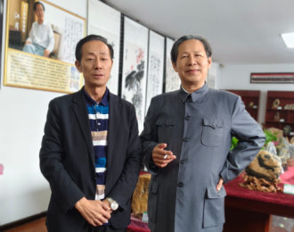 国际神州网陕西站站长郝洁采访中华国宝级艺术大师江月