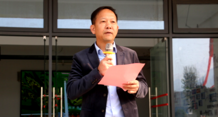 王军生局长在全州县粮食储备库新址乔迁仪式上讲话